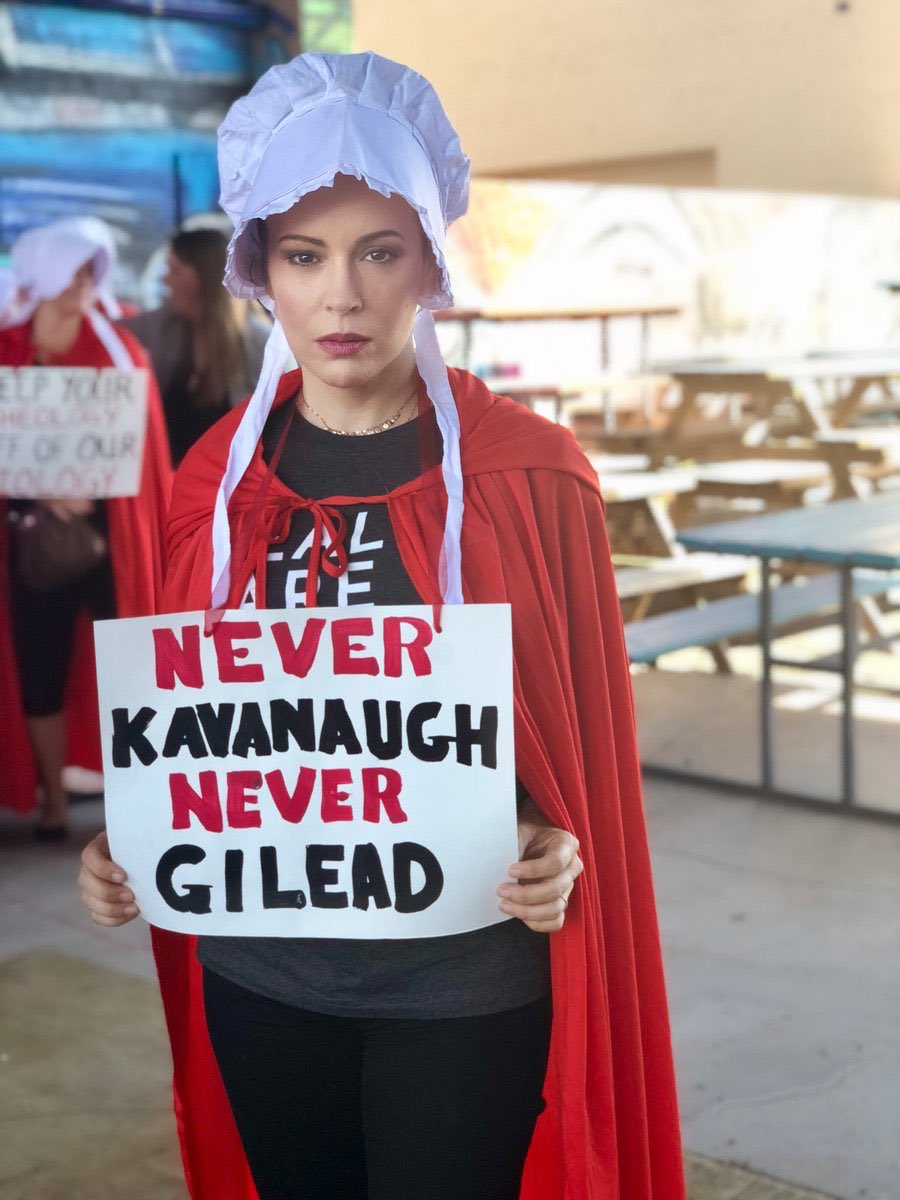This is the same Alyssa Milano who told you to believe women. She used sexual assault allegations as a weapon against political opponents with zero evidence. Now she won’t drop her endorsement of Joe Biden after he was credibly accused by his former staffer of sexual assault.