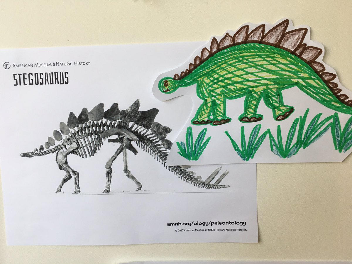 maurythinktank's tweet photo. Here are some dino drawings to get you started this week. Remember to start with the bones, give the bones a body, and then add scaly skin or maybe even feathers. Finish your drawing with a prehistoric environment. https://t.co/WBtrZKds9e