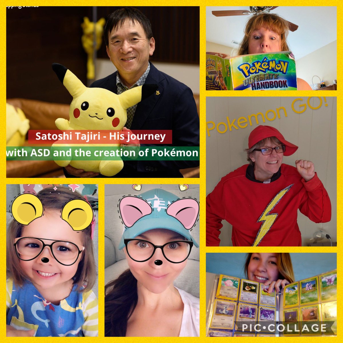 BayViewDolphin1's tweet photo. Continuing our Autism Awareness Virtual Spirit Week, today was Pokemon Day in honor of its creator Satoshi Tajiri! Here are our most creative staff photos! Tomorrow is “Dress to Represent Your Passion” @NPSchools @Cluster2ES https://t.co/b79dXIoSpo
