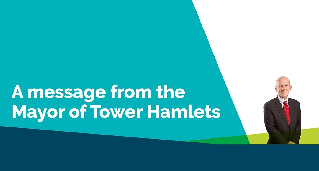 TowerHamletsNow's tweet photo. "The guidance is really clear and I urge everyone to keep following the rules. If you are out for daily exercise, keep moving. This means that you don't sit down on benches and don't meet in groups..." - read more in today's message from @MayorJohnBiggs: https://t.co/QXZYjUI9NW https://t.co/BJW5l9k0bU