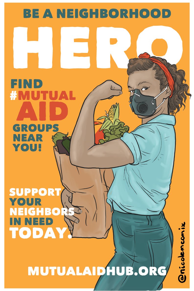 We're so inspired to see over *650* mutual aid networks now listed on  http://mutualaidhub.org . Want to learn more about mutual aid organizing? Here are a few of the great resources we've found so far... (thread)