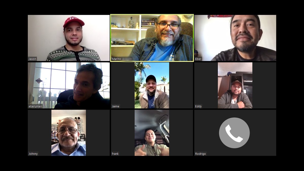 ChildrensInstLA's tweet photo. From flip phones to iphones, dads in our Project Fatherhood program are staying connected and continuing to support one another in their weekly groups. #projectfatherhood #socialdistancing #covid_19 #COVID19 #saferathome #fatherhood #parenting #zoom https://t.co/zqgf1Tge3o