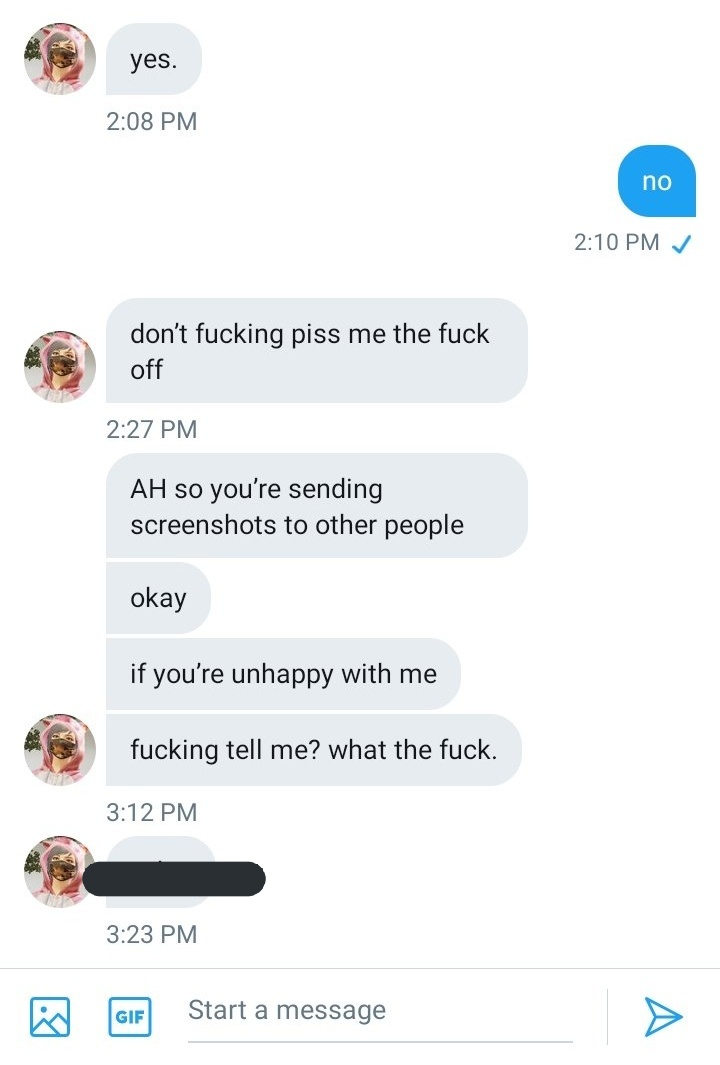 Fuck it. Exposé on this cunt. If I get banned or catch heat I don't care. Y'all wanna fire shots on an admitted pedo? Evidence thread. Be sure to holla at ya boy @/STRANGLEB0Y. Tell him M0nika sent you. This is an 18 year old man, talking to a 13 year old. He found out about this