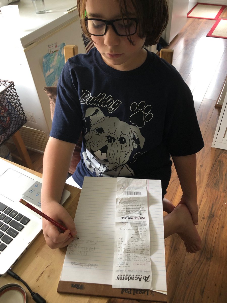 mgallego845's tweet photo. @Mitchell_BISD Bulldogs not only are participating in our dress-up days, they are working remotely using our online learning platform.  Thank you for #makingmathhappen! @BryanISD @BISD_k5mathlady @bisdambassador https://t.co/AecTrakTeA