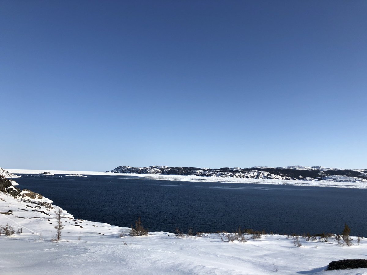 MelitaPaul's tweet photo. The Atlantic Ocean is always beautiful but even more in winter! The blue and white is so majestic! #Alantic #LabradorBeauty #SelfDistancing https://t.co/orD8v1d7jn
