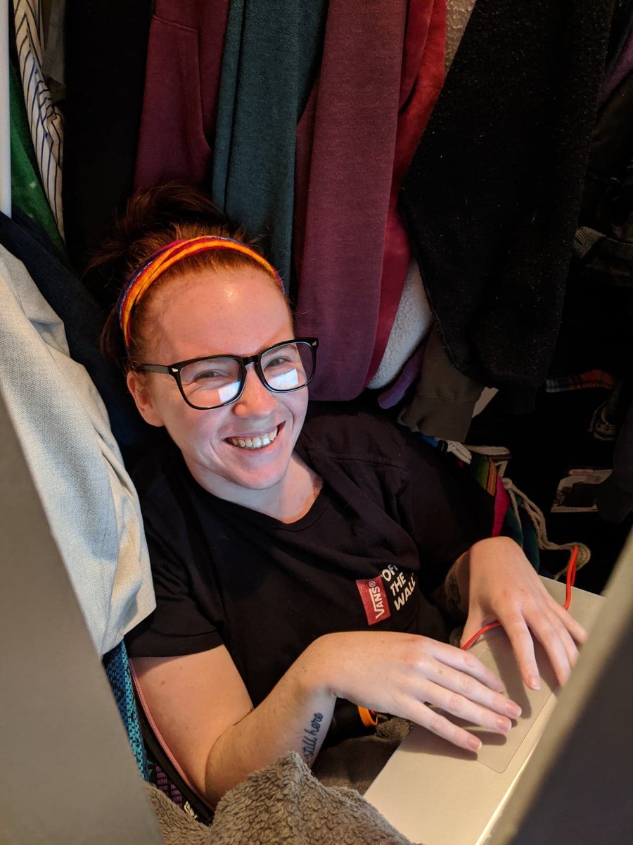 Covid_Cation's tweet photo. "I went from sitting in a newsroom with my friends, to reading an email about the school transitioning to online classes."

Follow the link to read more about who host @tara_sottile is and how she is spending her #COVID19 quarantine!

💻 | https://t.co/pw5hhqLMSG https://t.co/aU3Q0yuiU9