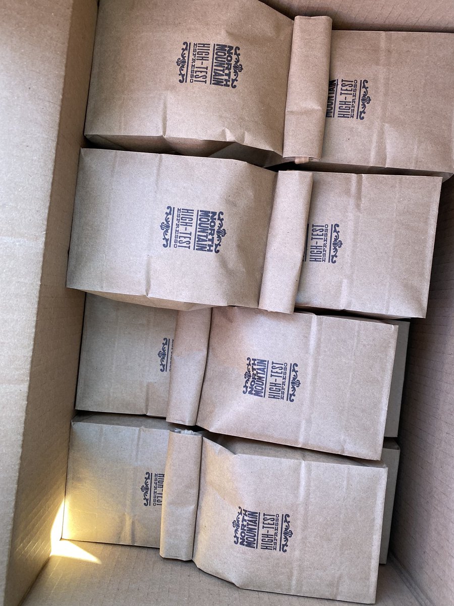 NarrowEspresso's tweet photo. We just picked up a fresh batch of roasted @northmountaincoffee #coffee! Stop by tomorrow between 8 and noon for your favourite roast or text (902)880-0123 for delivery in the evening. 

- High Test
- #medium from #columbia 
- #Vienna roast from #brazil 
- #light from #costarica https://t.co/K91mQIEYdo