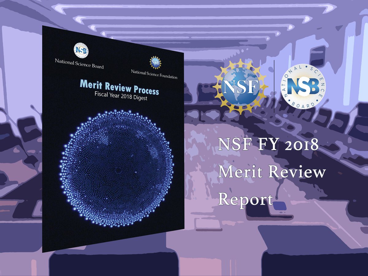NSF_NSB's tweet photo. How does @NSF review grant proposals for funding? Find out in the FY 2018 Merit Review Digest. https://t.co/VfjoCoyu1p #MeritReview https://t.co/k8L55Sl30t