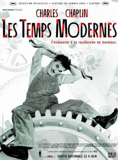 [1936] Les Temps ModernesComédie muette - Charlie ChaplinMon tout premier film muet (enfin presque). Je comprend qu'on le montre souvent dans les écoles, ça critique très bien le taylorisme et donne une bonne vision du contexte dans les années 30 (usine,chômage,grève,pauvreté)