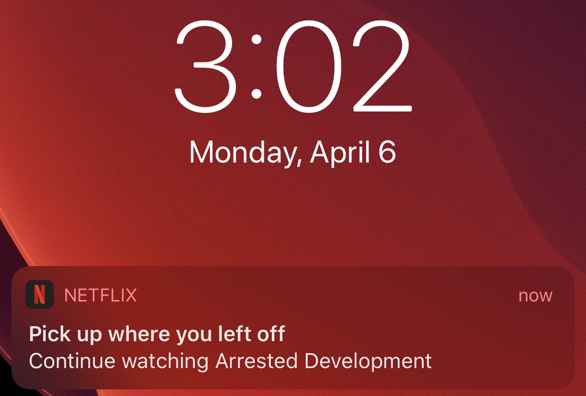 jud 🪐 no Twitter: "Netflix sending me push notifications at 3pm asking if  I want to watch tv... violence or inspired? https://t.co/FkCgSJRpEs" /  Twitter
