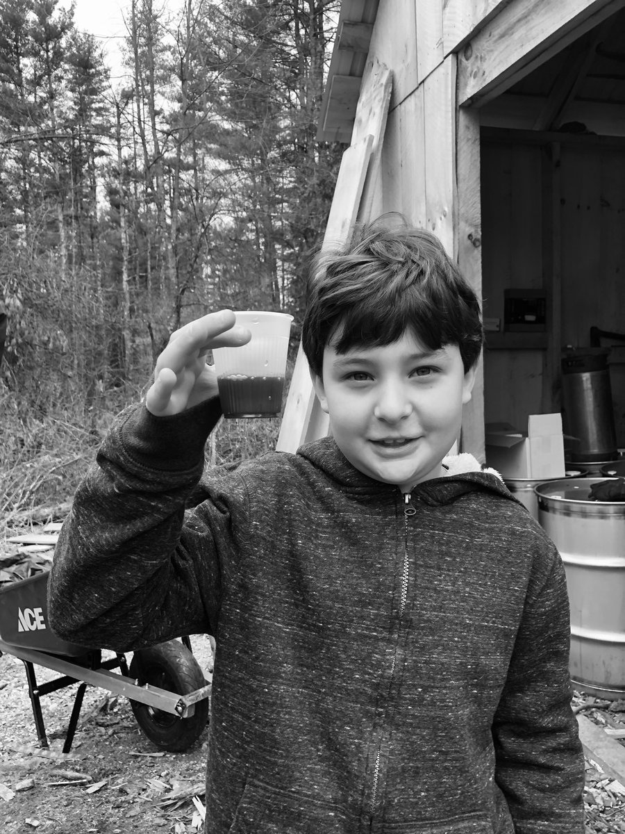 JennieLG29's tweet photo. @idriselba My son trying maple syrup boiled about 10 minutes before this picture was taken. I #need2020 my family and the outdoors right now. And usually I am a gym rat! But the fresh air of Vermont coupled with hugs from my son and husband; I could not do without! ❤️❤️ https://t.co/0MBYN1YOe0