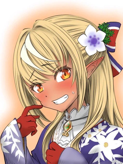 花の髪飾り付けてるあつ森フレアちゃんが可愛かったので
らくがきですが
#しらぬえ 