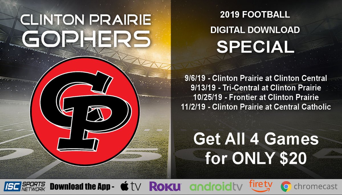 Special Offer Gopher Fans! Get 4 Digital Downloads from the FB Season for only $20. mtcsports.net/2019ihsaafb-cl…