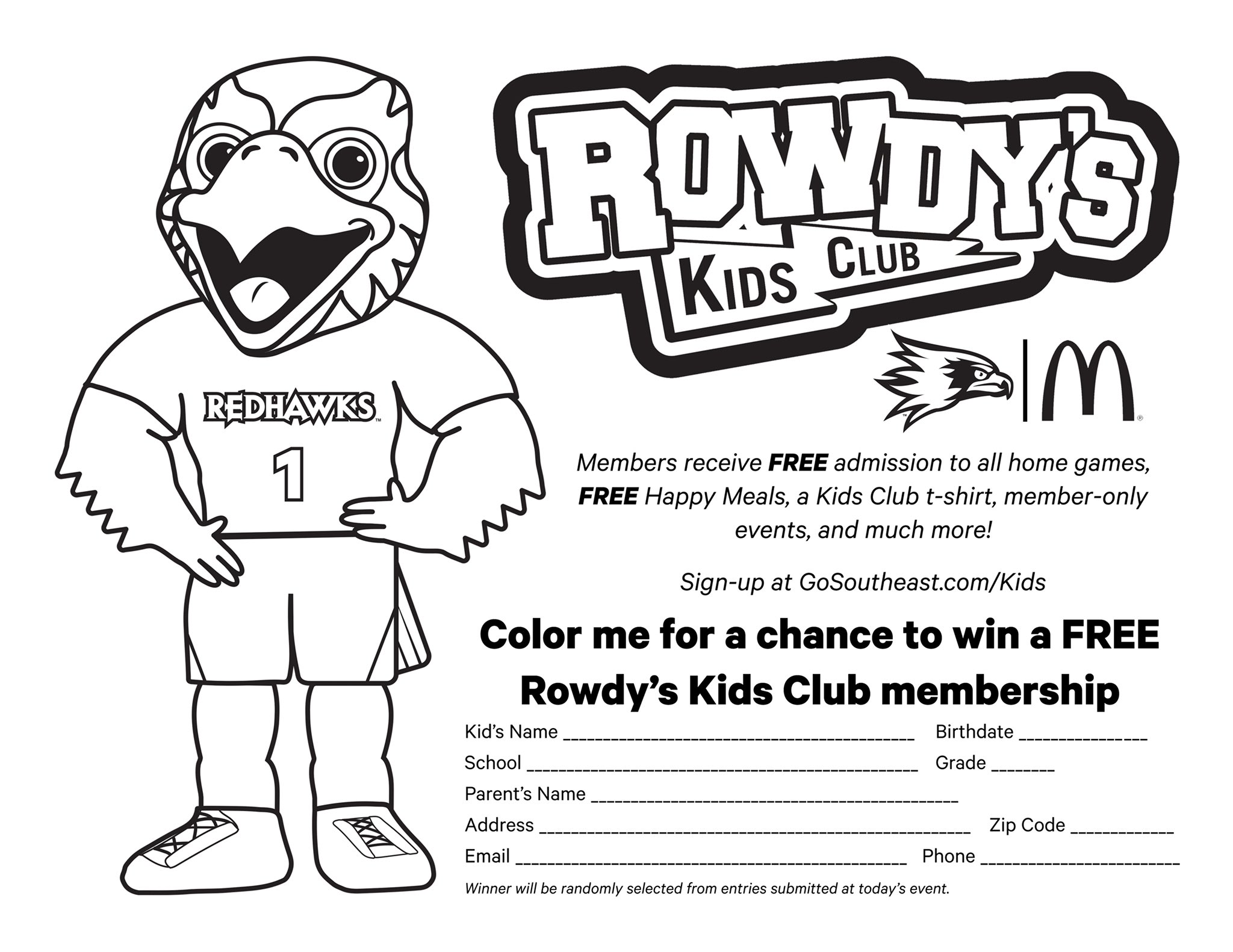 Semo Redhawks Stuck In The House And Looking For Things To Do We Have Coloring Sheets For Kids Take This Week To Color And Submit Your Work In The