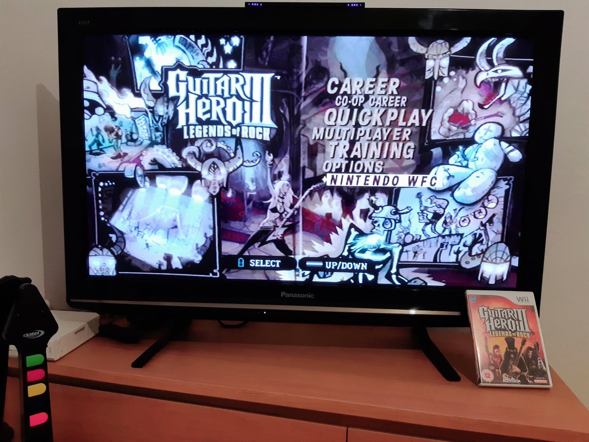 LPGSCompSci's tweet photo. Pretty much fluent in Wookie now. Next on the lockdown list was to learn an instrument. I have chosen Guitar ... Hero. Classic. So far can't handle anything past the easy level. Hats off to anyone that can. #lockdowneffect #guitarist #Nintendo #Wii #videogames #coronaconnectEd500 https://t.co/Gxv7uD0ASl