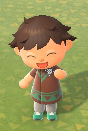 Elkane_'s tweet photo. I finally got The Able Sisters to move to my Island in the new Animal Crossing and remade the coat of one of my favorite protagonists: Roui from @TheMadRook Game!
#CrownofLeaves #Roui https://t.co/zEbb4nMVma