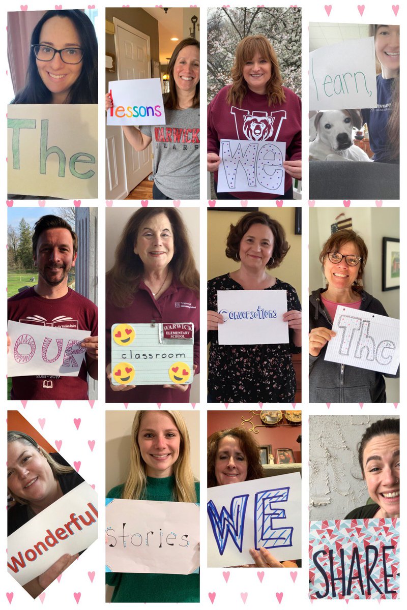 CBckehan's tweet photo. Hello Warwick Bears!  The staff @CBWarwickElem want you to know that we are thinking of you as we enter into Phase 2 DL. Check out our Warwick Message.  We are so proud of you. https://t.co/H5vZahRksC https://t.co/6N8OD8qqtx