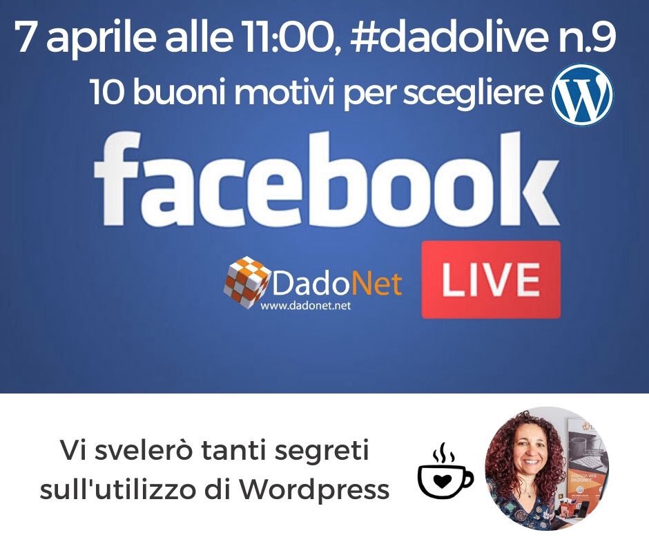 anto_catania's tweet photo. Vi interessa sapere dei buoni motivi per cui scegliere #WordPress !? Seguitemi in diretta fb domani #dadolive https://t.co/zYVWYIksQZ