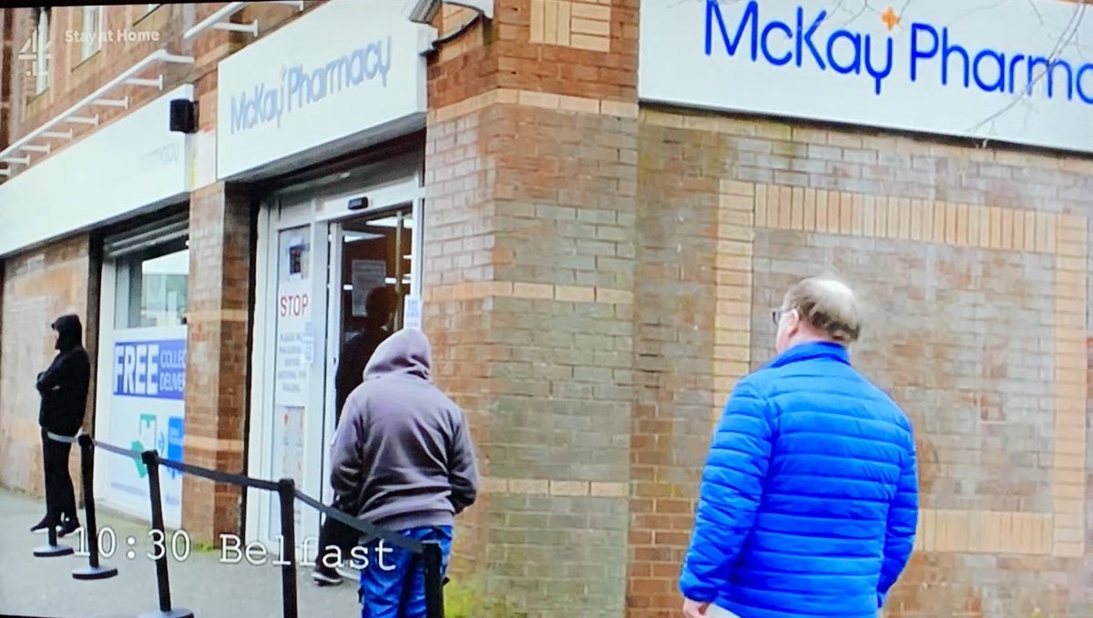 CB_PRandPA's tweet image. Great to see the team from McKay Pharmacy on Channel 4’s ‘A Day in the Life of CoronaVirus’ #inaday @compharmacyni @ggcompharmacyni @arlenemcd27 @rosaofarrell