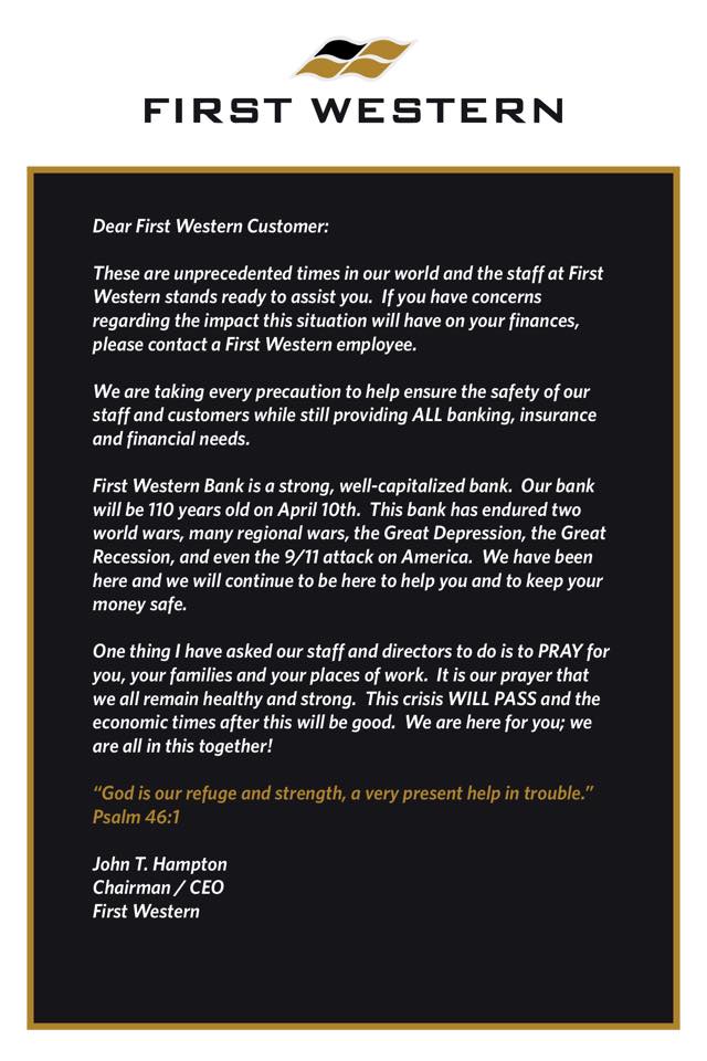 First Western tweet media