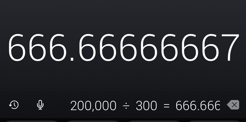 Let's do some basic math. For the purposes of this math, we will assume that an airplane carries 300 people per round trip. So that works out to be 666 flights! This truly will be the mark of the beast now! Ironic isn't it?