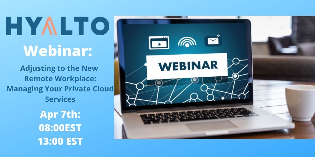 meethyalto's tweet photo. Tomorrow👉[Webinar]: https://t.co/K7N1oZSx2E Adjusting to the new remote workplace: Managing your Private Cloud Services. Join us and learn how! #webinar #covid19 #covid_19 #remoteworkplace #cloudservices #cloudmonetization https://t.co/gZeeYbB9lq