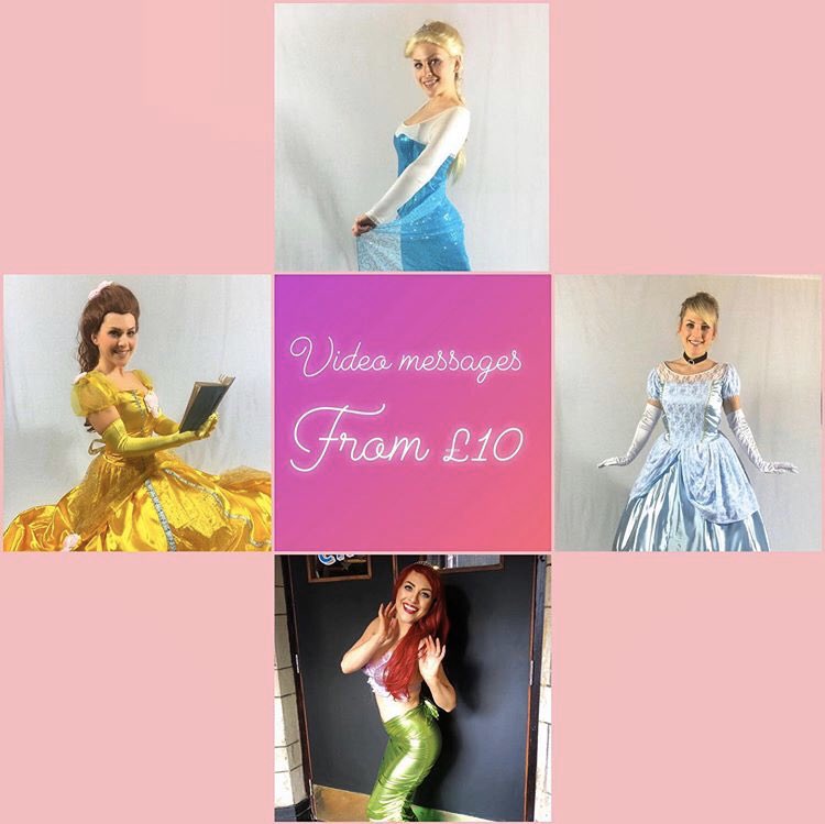 With Easter weekend approaching don’t forget that you can send a special message via a real life  princess 👸 
#EasterHolidays #thingsforkids #Quarantine #princess #elsa #princessparty #princessvideochat