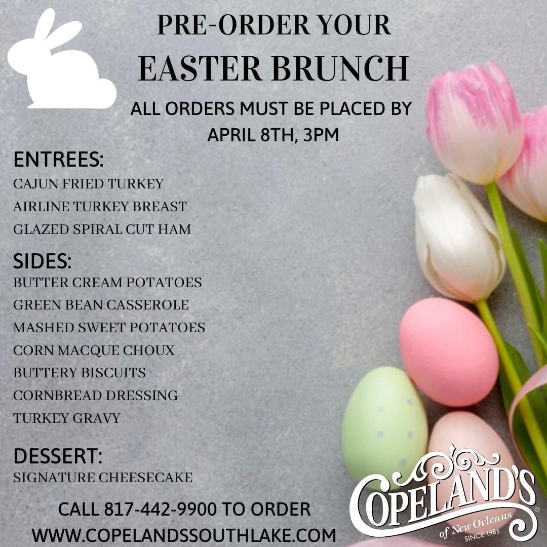 SLCopelands's tweet photo. Holiday cooking has never been easier! Place your Turkey, Ham or Feast orders this Easter Holiday Season by clicking the link below. Curbside pick-up will available. Holiday cooking has never been easier!
https://t.co/v8MSHtwKfw https://t.co/0GLp3RcSzf