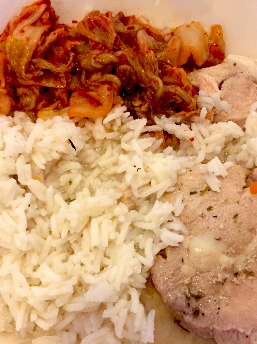 catadytilea's tweet photo. Basmati rice,kimchi and pork https://t.co/XUKpARpzYB