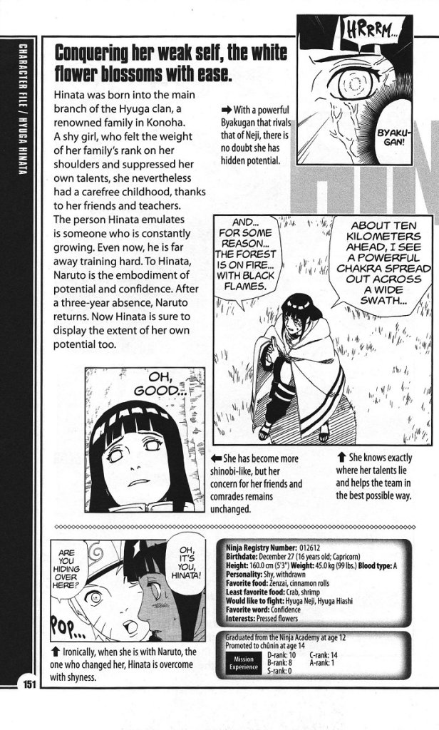 Sounds like a good character to me. Hinata& #39;s goal was never becoming heiress or changing the Hyuga clan. Her goal was changing herself, overcoming her feelings of inferiority and become stronger to protect those she cares about.