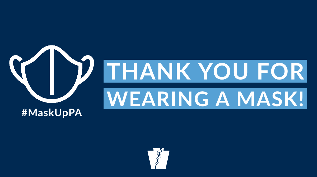 THANK YOU for wearing your masks, PA! 😷 Tips for safe mask wearing: 
✔️ wash hands before putting on mask
✔️ fit mask snugly around mouth + nose
✔️ avoid touching mask while wearing
✔️ remove mask from behind
✔️ wash hands after removing mask
✔️ wash mask after use
#MaskUpPA