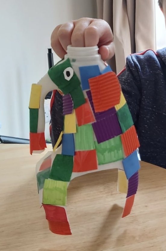 fairfieldnotts's tweet photo. How about creating an alternative rainbow in an Elmer? Our year 4s have been given this as an Easter challenge so if you are in need of any inspiration, find an 8/9 year old and they will have loads of ideas. #StaySafeStayHome #rainbowhopes #isolationchallenges https://t.co/sKimwBUhtK