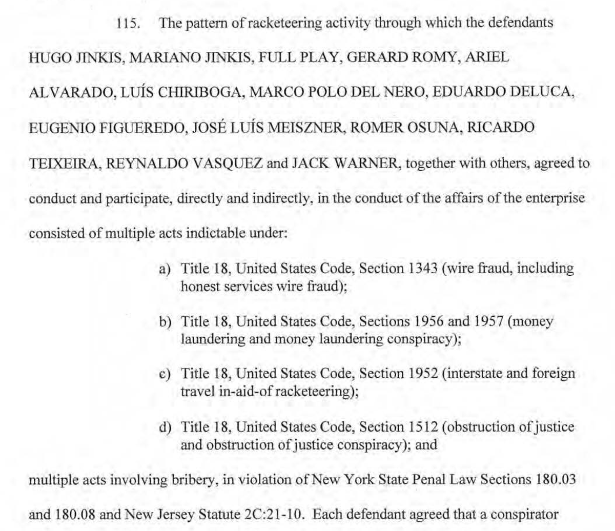 Man, this is just something you never want to see your name on. Federal AND State charges! New York State? You could get Sweet Rikers Magic for this!