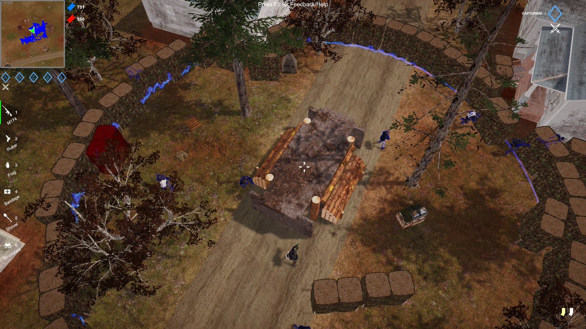 OpValorGame's tweet photo. From our latest Alpha test! Testing out buildables. Big shout out to all our testers! We are always looking for more testers apply here - https://t.co/ixcQiLyfqd #indiedev #indiegame #indiegamedev  #kickstarter #indiedeveloper #unity3d #unity #indiegames #madewithunit https://t.co/Zy1EMjSC6j