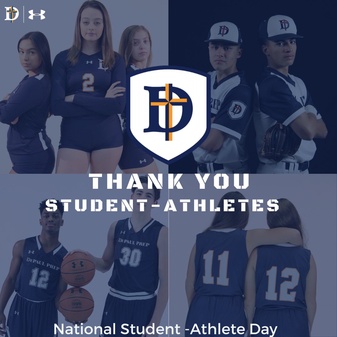 DePaulPrepAD's tweet photo. Happy National Student-Athlete Day to our past, present, and future Rams! #HereComesDePaul #AllInFromHome #nationalstudentathleteday https://t.co/n6DJDnuCFD