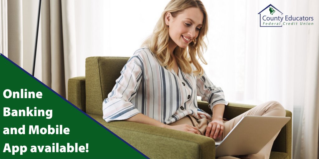 CountyEducators's tweet photo. Get all your banking needs accomplished with our Online Banking or Mobile App. π» We make it easy to #StayHome! π Try it today. β¬οΈ
https://t.co/jSNiV0IJtO
#CountyEducatorsFCU #NewJerseyLife #SpringfieldTownshipNJ https://t.co/1mA5mn4JK0