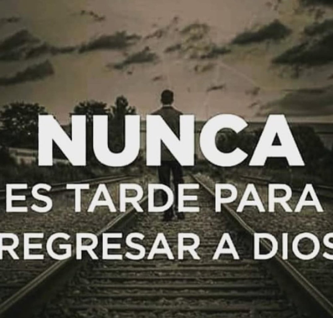 Dios es bueno todo el tiempo,  nunca es tarde para volver tu mirada y verle, y veras que te recibe con el mismo amor de siempre🥰 
Si estas con vida y salud es por que aun su misericordia y amor esta contigo🥰💪 un abrasop para todos