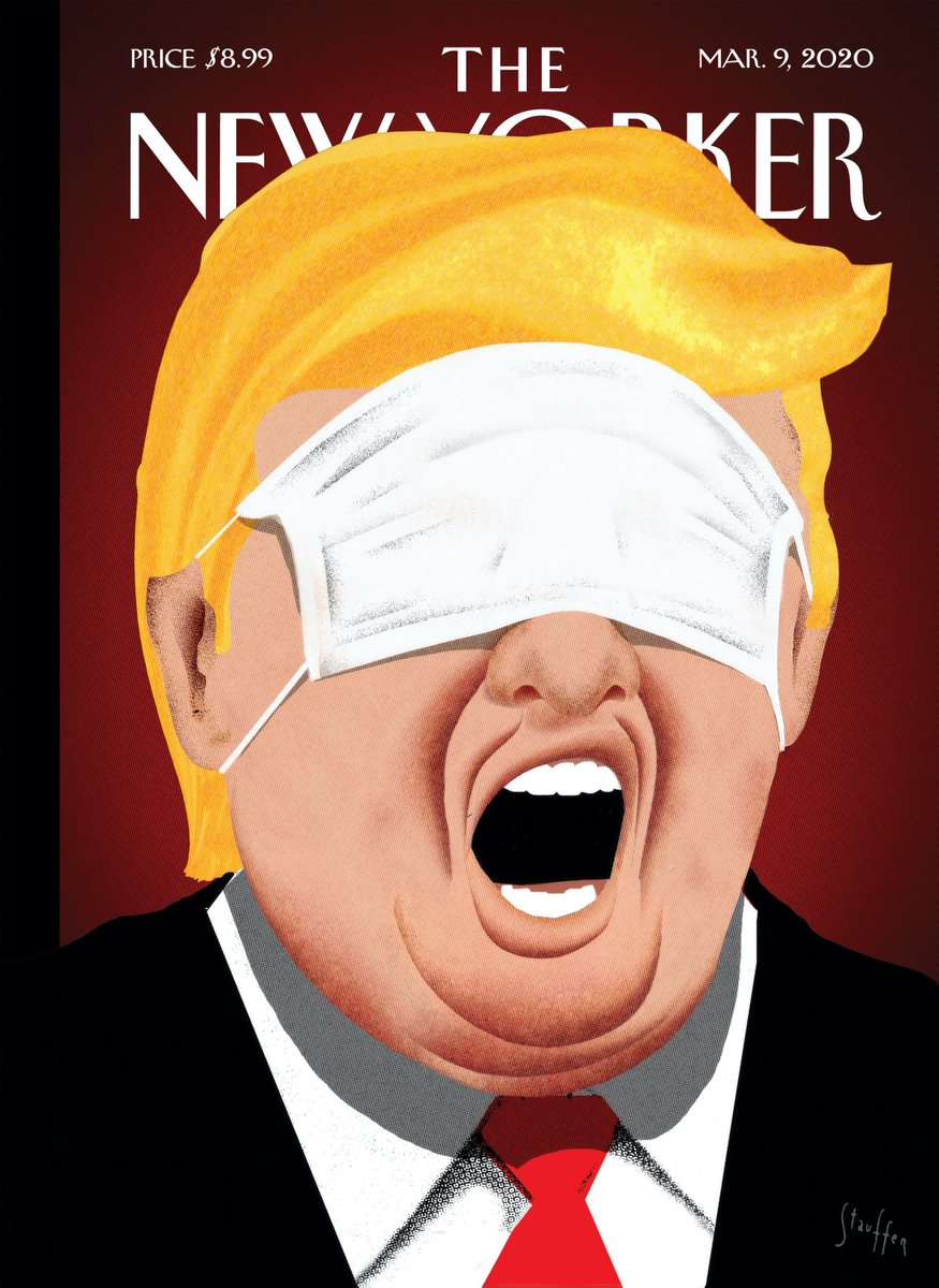 The New Yorker magazine covers are fantastic works of art