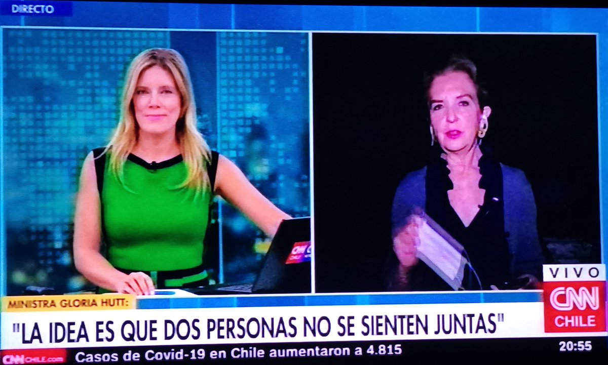 TnemosMinistras's tweet photo. Día de noticias con @tv_monica en @CNNChile Tremenda nuestra Queen Mónica Rincón ❤️ siempre trabajando bajo los protocolos y cuidados que se requiere frente al #Covid_19 y promoviendo #QuedateEnCasa se extraña #MRCNN 😔💔 cuidate mucho Mónica 💜 https://t.co/ZAqTt3DERQ