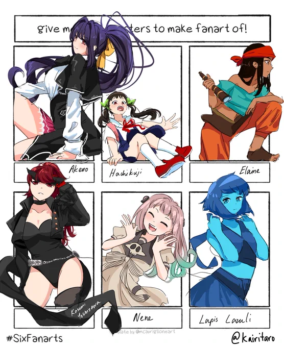aight its done!
#SixFanarts #SixFanartsChallenge #art #drawing 