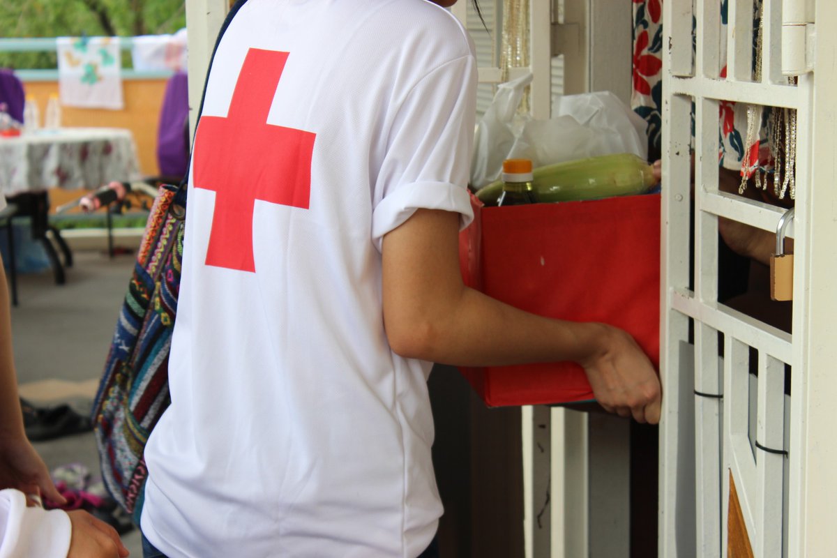 red cross shirt for blood donation