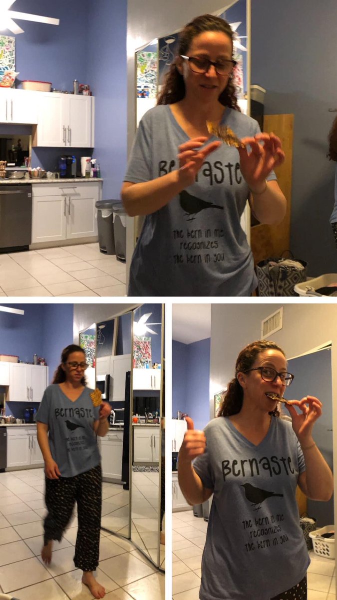 FL4Bernie2020's tweet photo. Bernie family unite!!! Chocolate Toffee Matzah homemade & delivered between Miami for Bernie friends! ❤️ 🚙😷 Social distancing included. 💞
#Bernaste #FloridaForBernie #ChagSameach #JewsForBernie https://t.co/37mRqyEEki