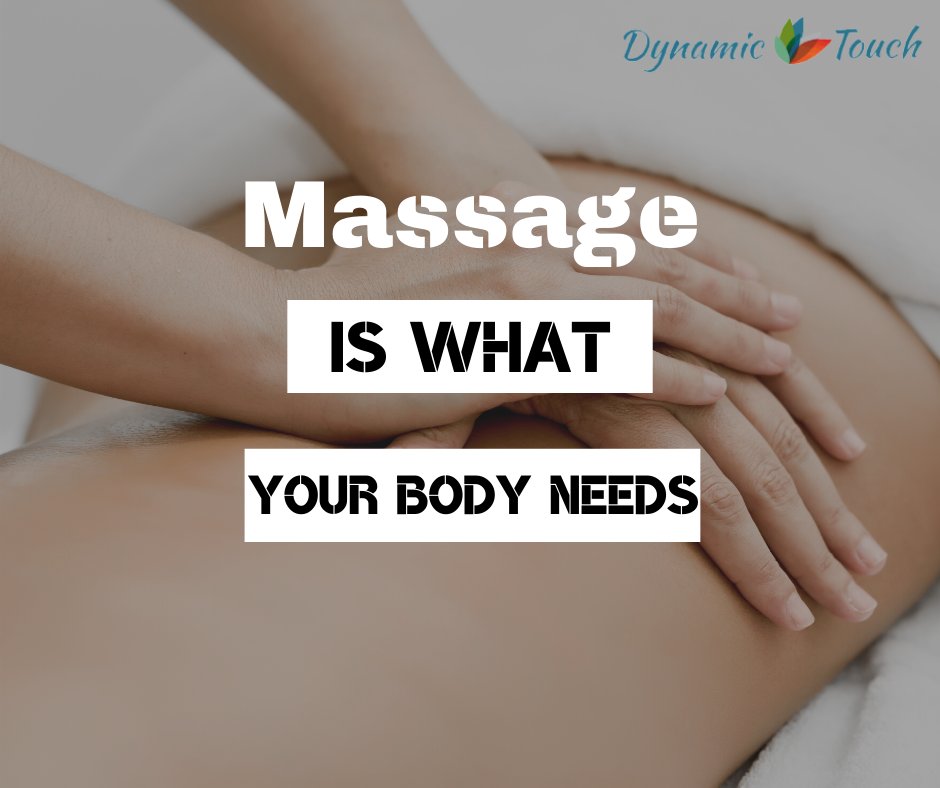 DynamicTouch's tweet image. Massage is what your body needs.

#massage #massagetherapy #massagetherapist #relaxation #therapy #corestrength #painrelief #backpain #neckpain #shoulderpain #kneepain #hippain #therapeutic #spinehealth #bodymaintenance #healthylife #myofascialrelease #neuromusculartherapy