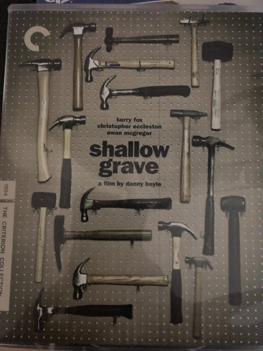 Bye if y’all have never seen SHALLOW GRAVE, fix that immediately. It’s astonishing how fully formed Danny Boyle arrived. It’s brilliant.
