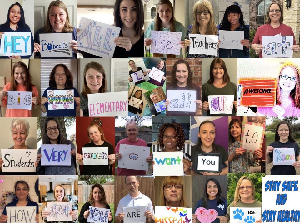 Denise May (@denise_may_) on Twitter photo Big Springs staff love and miss their precious Bobcats! <a href="/BSE_Bobcats1/">Big Springs Elementary School</a> #risdsaysomething Big Springs staff love and miss their precious Bobcats! <a href="/BSE_Bobcats1/">Big Springs Elementary School</a> #risdsaysomething