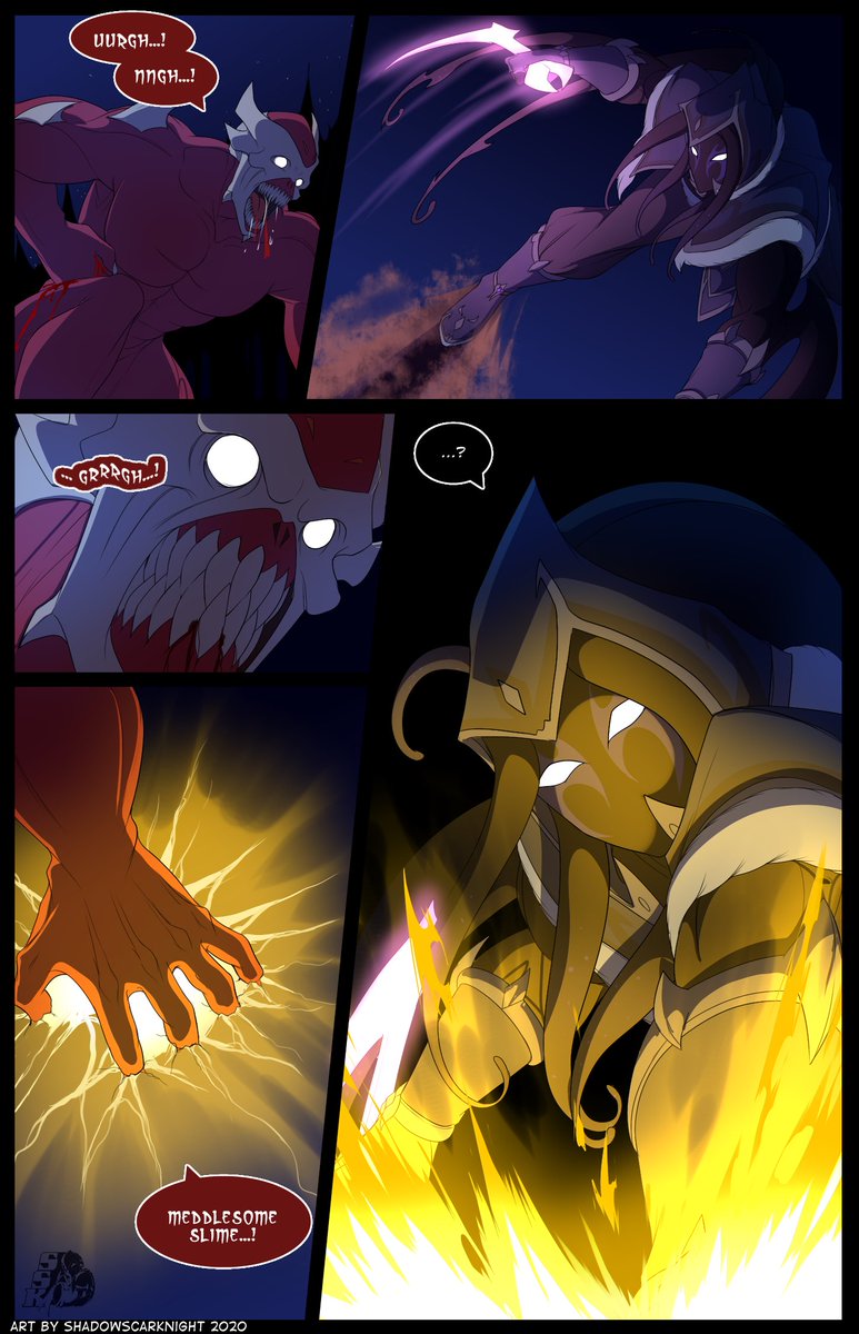 "After all... it's your technique..."
---
Havin' lots of fun with these fight scenes~ 