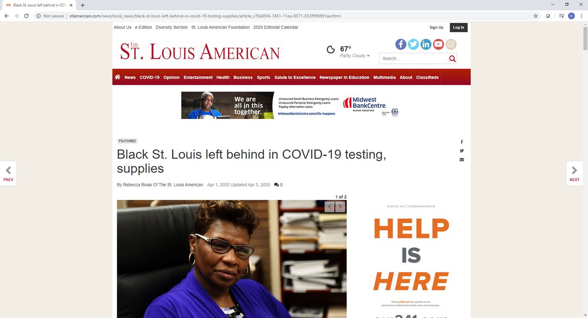  http://www.stlamerican.com/news/local_news/black-st-louis-left-behind-in-covid-19-testing-supplies/article_c70a05f4-7451-11ea-8571-832f999891aa.html @realDonaldTrump if you bothered to read? #TrumpPressConference Oh - blaming  @BarackObama for shortages of masks? They EXPIRE  https://fox17.com/news/nation-world/some-states-receive-masks-with-dry-rot-broken-ventilators-1 You had 3 years to rotate stock!Best in the world testing? https://www.worldometers.info/coronavirus/#countries