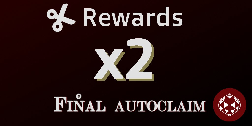 CorpDutchy's tweet photo. Shortlinks Reward Actually Doubled on #FinalAutoclaim !
41 #crypto available, Start Claiming here:
https://t.co/sfZK9GZP0w
#autofaucet #cryptofaucet #bitcoin #finalauto https://t.co/QLRqOZ4Mzp