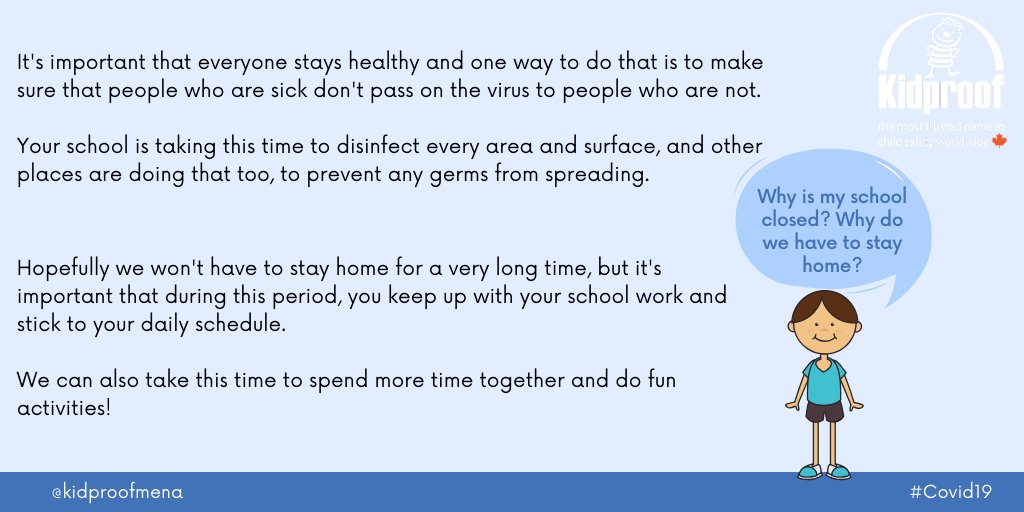 Talking to your child about #COVID19.