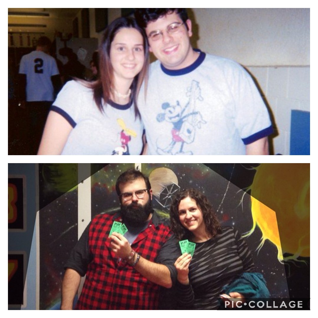 alisonlucci's tweet photo. @GeekyImpresario Happy birthday!🎉 Finally added a line to your story. Pretty pumped to have you as a lifelong mouse-matchin' MVP in my story!😋😂 Post-quarantine laser tag?? Tear 👏 it 👏 up. https://t.co/eGUgTVqFAf
